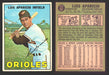 1967 Topps Baseball Trading Card You Pick Singles #1-#99 VG/EX #	60 Luis Aparicio - Baltimore Orioles  - TvMovieCards.com