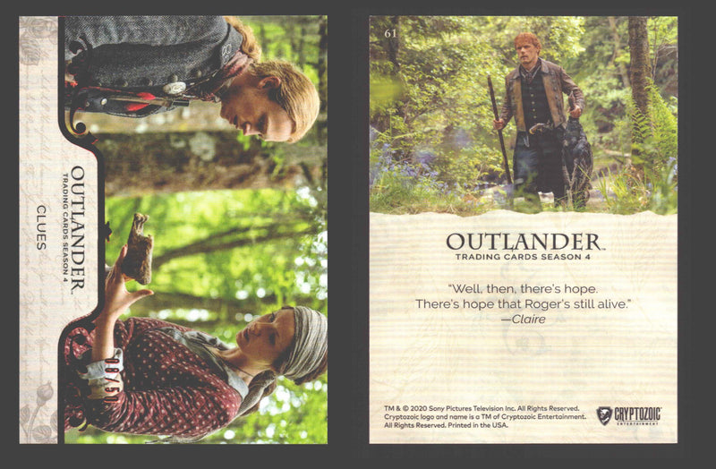 2020 Outlander Season 4 Red Foil Parallel Base Card You Pick Singles XX/50
