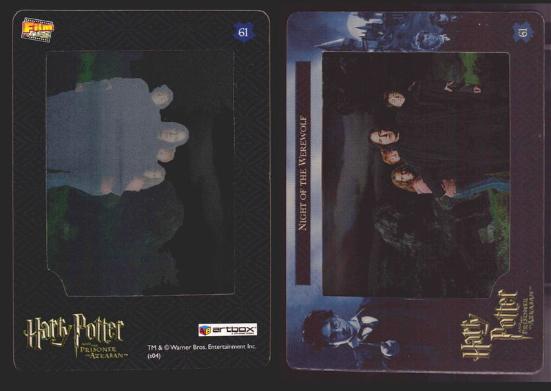 Harry Potter Prisoner of Azkaban Filmcardz 1-72 You Pick Single Cards Artbox 200
