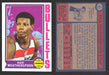 1974-75 Topps Basketball Trading Card You Pick Singles #1-#99 VG/EX #	61 Nick Weatherspoon - Washington Bullets RC  - TvMovieCards.com