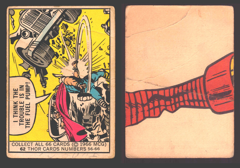 1966 Marvel Super Heroes Donruss Vintage Trading Cards You Pick Singles #1-66