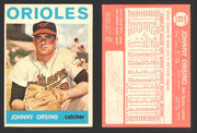 1964 Topps Baseball Trading Card You Pick Singles #1-#99 VG/EX #	63 Johnny Orsino - Baltimore Orioles  - TvMovieCards.com