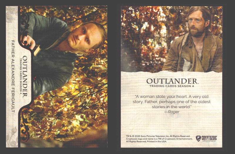 2020 Outlander Season 4 Red Foil Parallel Base Card You Pick Singles XX/50