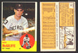 1963 Topps Baseball Trading Card You Pick Singles #1-#99 VG/EX #	64 Dick McAuliffe - Detroit Tigers  - TvMovieCards.com