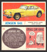 1961 Topps Sports Cars (White Back) Vintage Trading Cards #1-#66 You Pick Singles #64   Jensen 541  - TvMovieCards.com