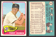 1965 Topps Baseball Trading Card You Pick Singles #1-#99 VG/EX   - TvMovieCards.com