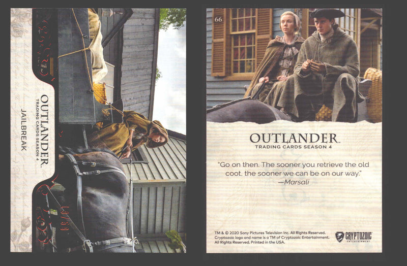 2020 Outlander Season 4 Red Foil Parallel Base Card You Pick Singles XX/50