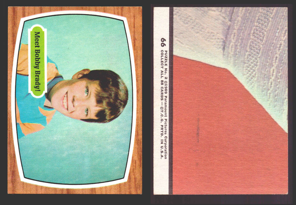 1971 The Brady Bunch Topps Vintage Trading Card You Pick Singles #1-#88 #	66 Meet Bobby Brady  - TvMovieCards.com