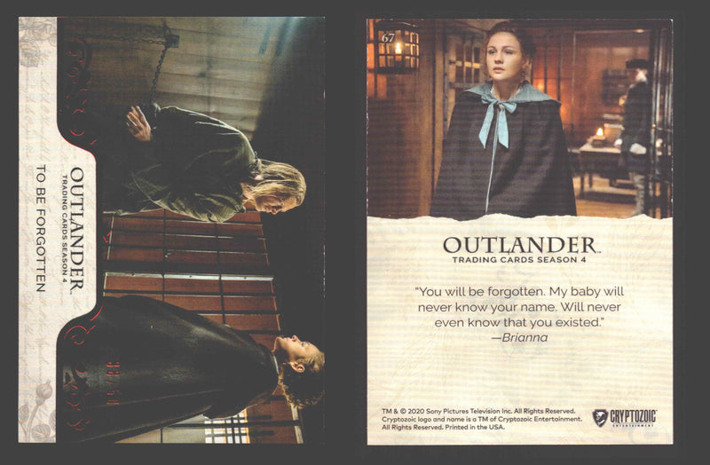 2020 Outlander Season 4 Red Foil Parallel Base Card You Pick Singles XX/50