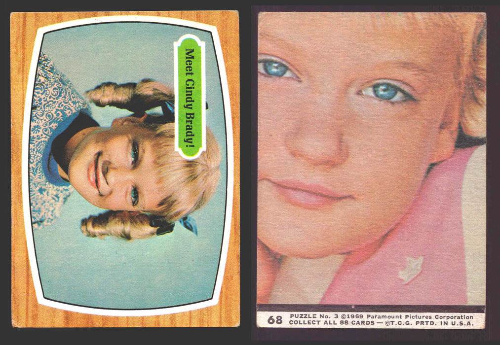 1971 The Brady Bunch Topps Vintage Trading Card You Pick Singles #1-#88 #	68 Meet Cindy Brady  - TvMovieCards.com
