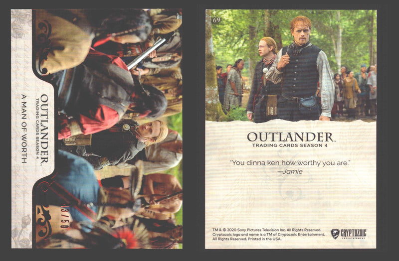 2020 Outlander Season 4 Red Foil Parallel Base Card You Pick Singles XX/50