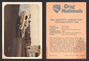 AHRA Drag Nationals 1971 Fleer Canada Trading Cards You Pick Singles #1-70 6 of 70   Bill Leavitt's "Quickie Too"    Mustang Funny Car  - TvMovieCards.com