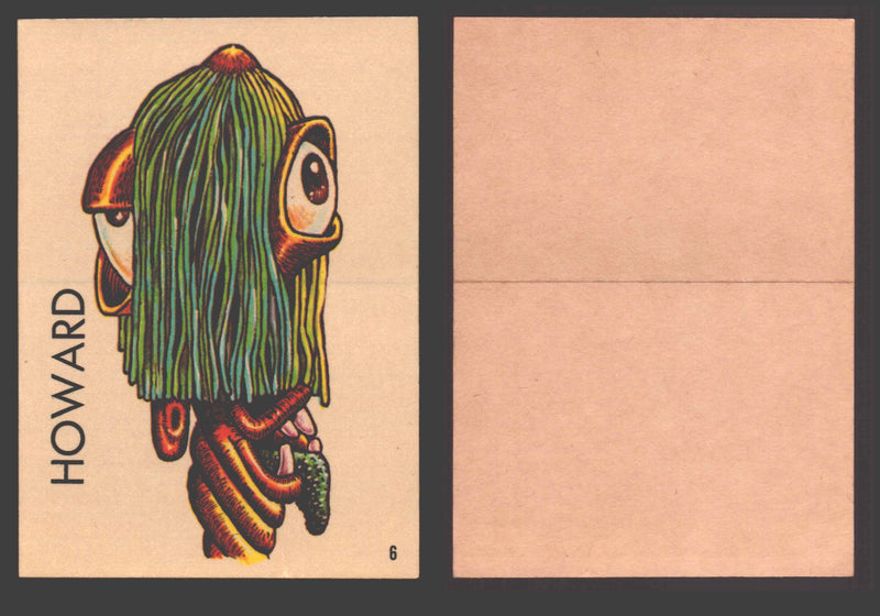 1965 Ugly Stickers Topps Trading Card You Pick Singles #1-44 with Variants 6 Howard - TvMovieCards.com