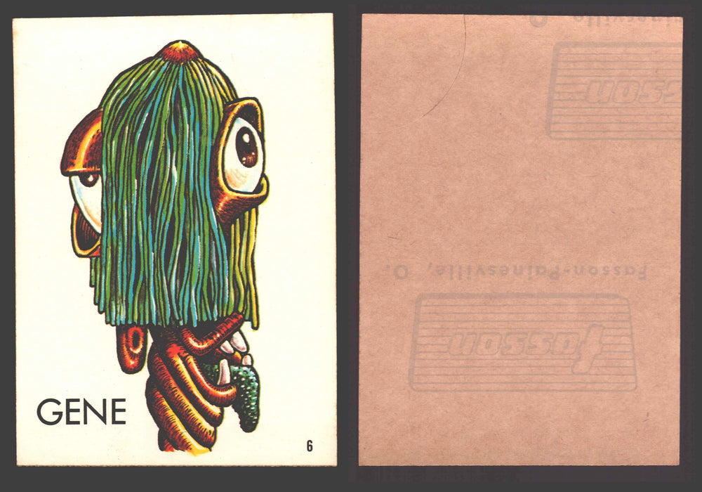 1968 Ugly Name Stickers OPC/Fasson Trading Card You Pick Singles #1-44 Variants