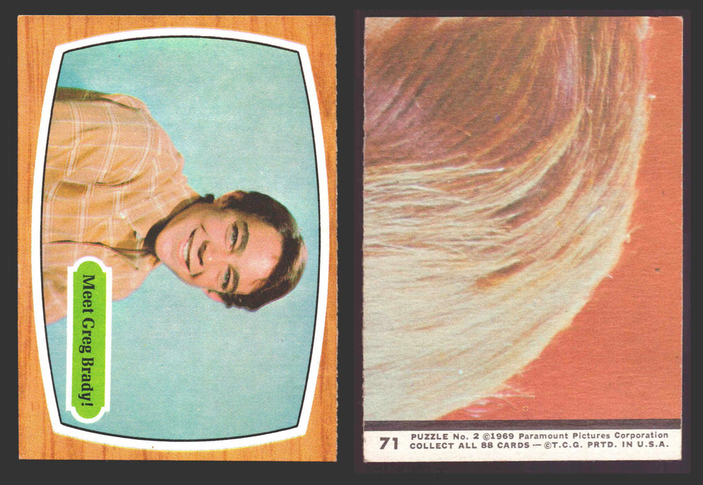 1971 The Brady Bunch Topps Vintage Trading Card You Pick Singles #1-#88 #	71 Meet Greg Brady  - TvMovieCards.com
