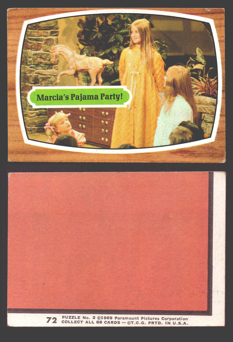 1971 The Brady Bunch Topps Vintage Trading Card You Pick Singles #1-#88