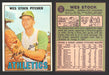 1967 Topps Baseball Trading Card You Pick Singles #1-#99 VG/EX #	74 Wes Stock - Kansas City Athletics  - TvMovieCards.com