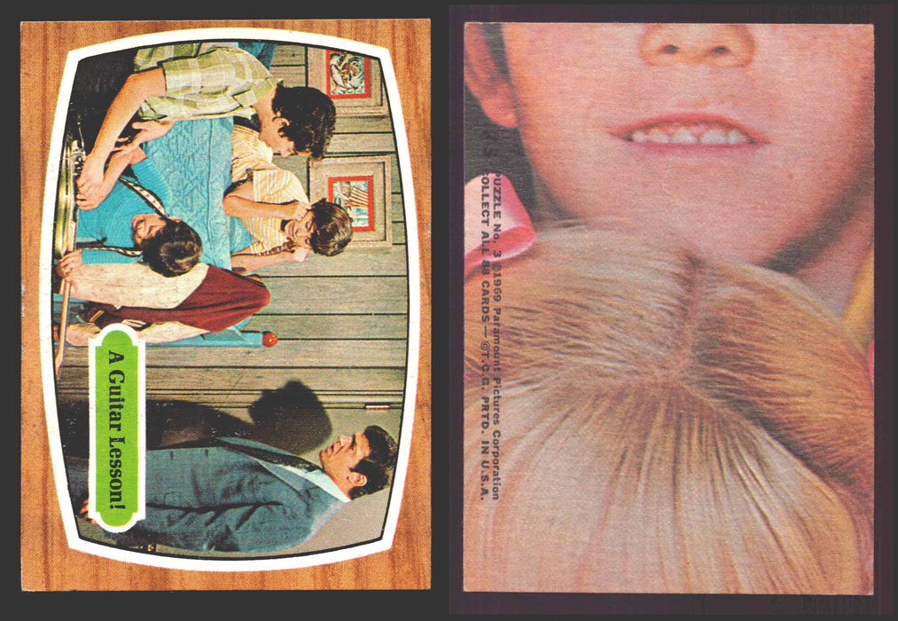 1971 The Brady Bunch Topps Vintage Trading Card You Pick Singles #1-#88 #	75 A Guitar Lesson  - TvMovieCards.com