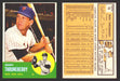 1963 Topps Baseball Trading Card You Pick Singles #1-#99 VG/EX #	78 Marv Throneberry - New York Mets  - TvMovieCards.com