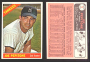 1966 Topps Baseball Trading Card You Pick Singles #1-#99 VG/EX #	79 Joe Pepitone - New York Yankees  - TvMovieCards.com