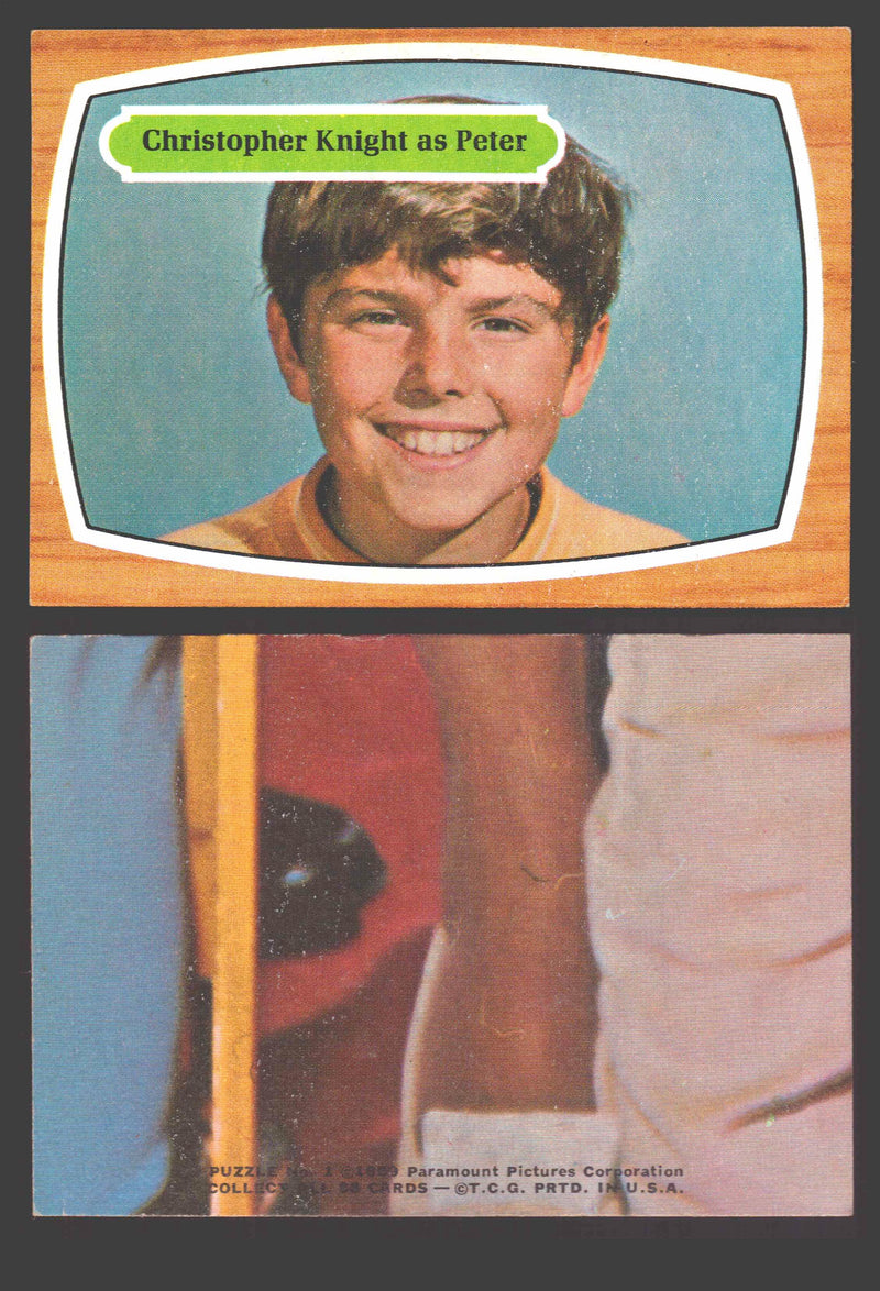 1971 The Brady Bunch Topps Vintage Trading Card You Pick Singles #1-#88 # 7 Christopher Knight as Peter - TvMovieCards.com