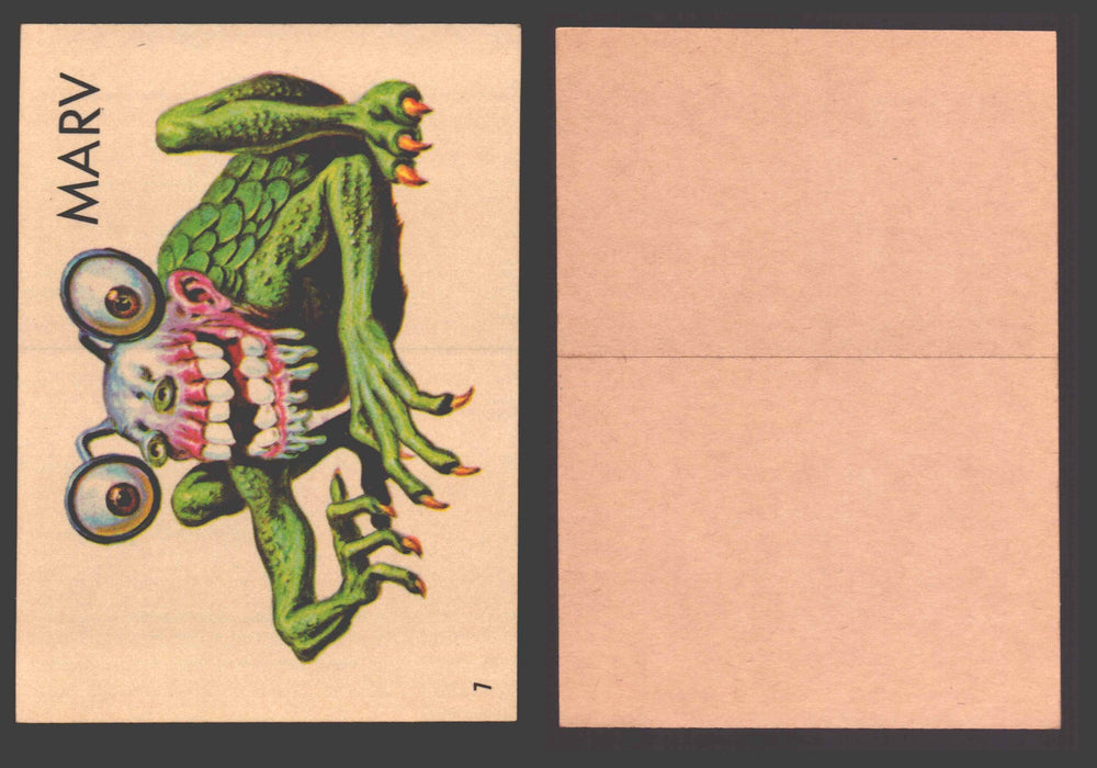 1965 Ugly Stickers Topps Trading Card You Pick Singles #1-44 with Variants 7 Marv - TvMovieCards.com
