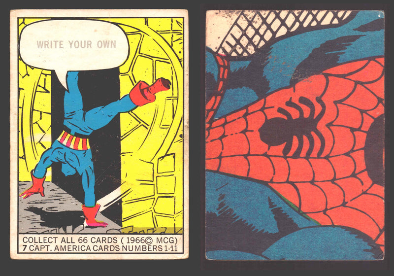 1966 Marvel Super Heroes Donruss Vintage Trading Cards You Pick Singles #1-66 #7 - TvMovieCards.com
