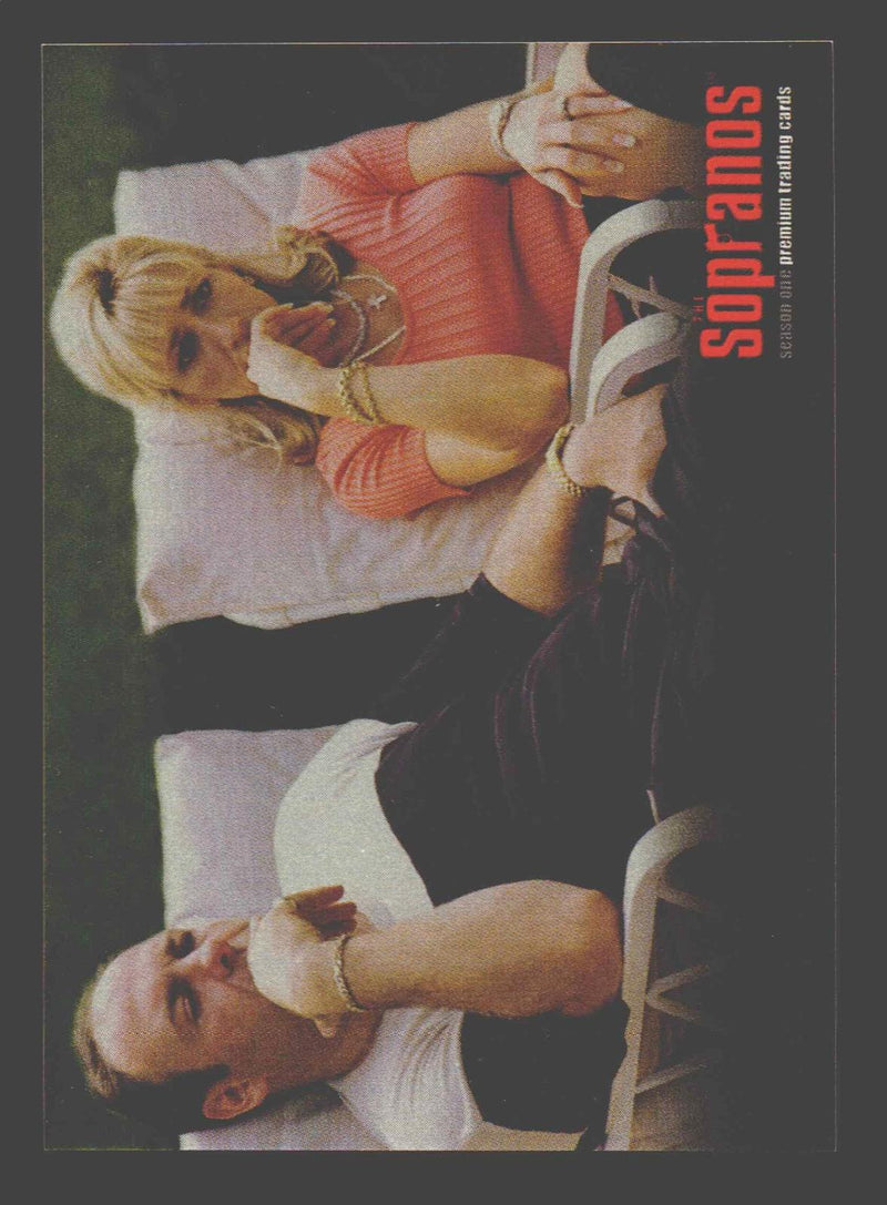 2005 Inkworks The Sopranos #S1-2 Tony / Carmela Promo Trading Card