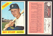 1966 Topps Baseball Trading Card You Pick Singles #1-#99 VG/EX #	81 Ray Oyler - Detroit Tigers  - TvMovieCards.com