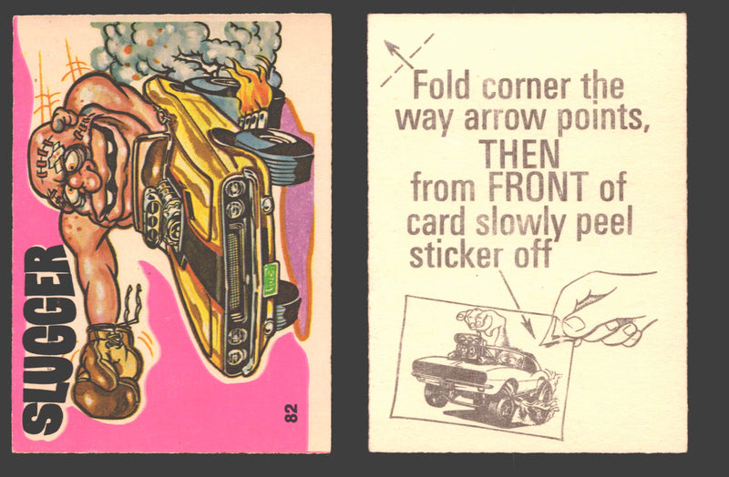 Fantastic Odd Rods Series 1 Vintage Sticker Cards Donruss #67-132 You Pick Singles