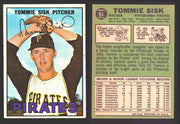 1967 Topps Baseball Trading Card You Pick Singles #1-#99 VG/EX #	84 Tommie Sisk - Pittsburgh Pirates  - TvMovieCards.com