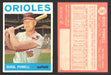 1964 Topps Baseball Trading Card You Pick Singles #1-#99 VG/EX #	89 Boog Powell - Baltimore Orioles  - TvMovieCards.com