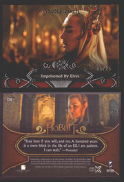 2022 Cryptozoic CZX Middle Earth Silver Parallel Base Card Singles 1-50 #/25 08 Imprisoned by Elves - TvMovieCards.com