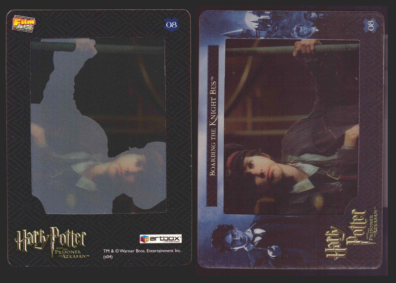 Harry Potter Prisoner of Azkaban Filmcardz 1-72 You Pick Single Cards Artbox 200 # 08 Boarding the Knight Bus - TvMovieCards.com