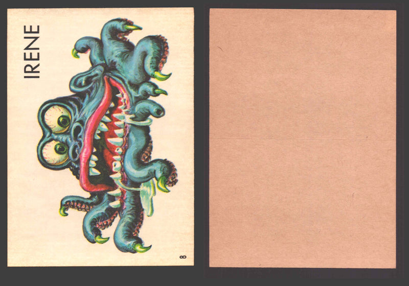 1965 Ugly Stickers Topps Trading Card You Pick Singles #1-44 with Variants 8 Irene - TvMovieCards.com