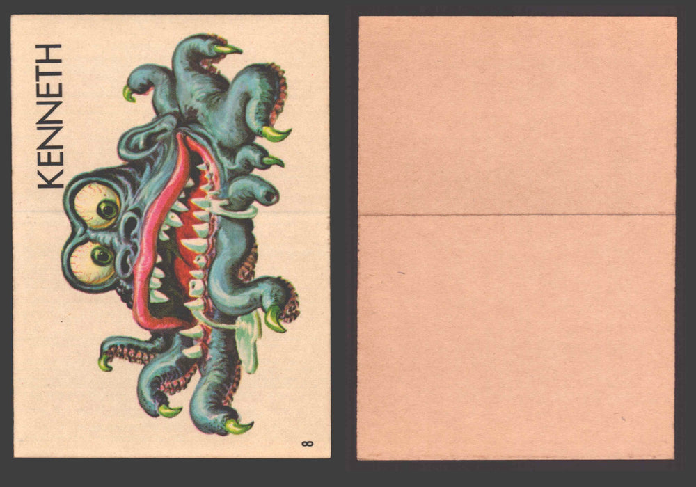 1965 Ugly Stickers Topps Trading Card You Pick Singles #1-44 with Variants 8 Kenneth - TvMovieCards.com