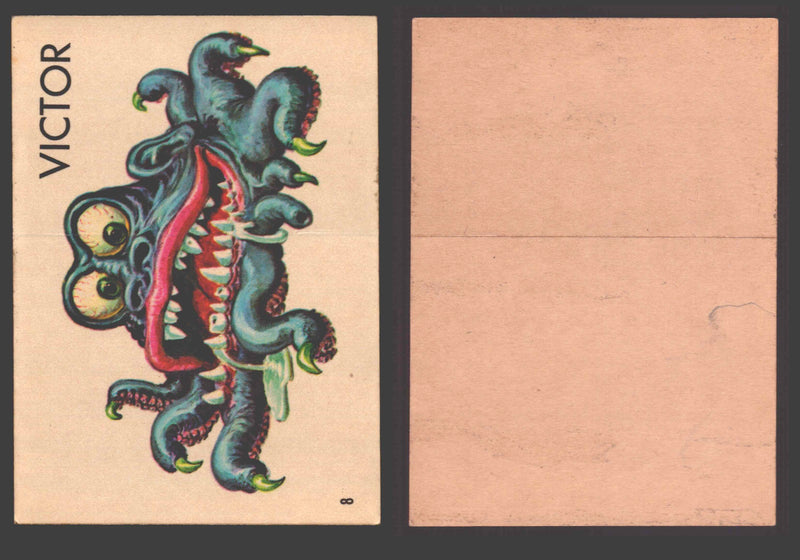 1965 Ugly Stickers Topps Trading Card You Pick Singles #1-44 with Variants 8 Victor - TvMovieCards.com