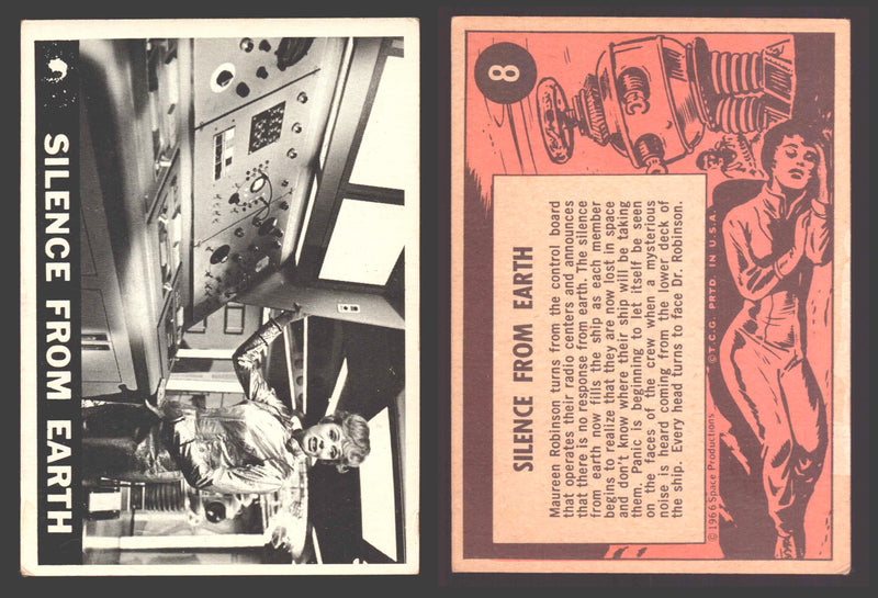 1966 Lost In Space Topps Vintage Trading Card #1-55 You Pick Singles # 8 Silence From Earth - TvMovieCards.com