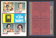 1974-75 Topps Basketball Trading Card You Pick Singles #1-#99 VG/EX #	95 Phoenix Suns Team Leaders  - TvMovieCards.com