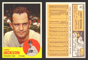 1963 Topps Baseball Trading Card You Pick Singles #1-#99 VG/EX #	95 Larry Jackson - Chicago Cubs  - TvMovieCards.com
