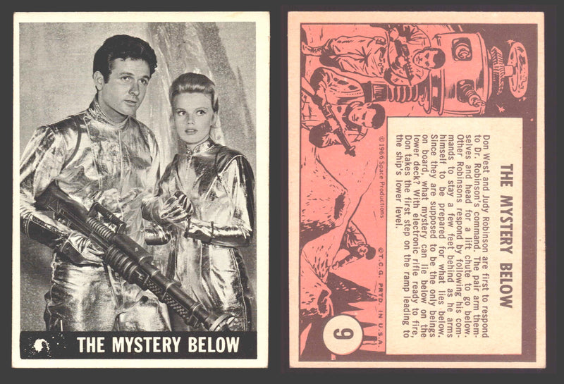 1966 Lost In Space Topps Vintage Trading Card #1-55 You Pick Singles # 9 The Mystery Below - TvMovieCards.com
