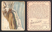 1910 T30 Hassan Tobacco Cigarettes Arctic Scenes Vintage Trading Cards Singles #9 Edge of a Glacier  - TvMovieCards.com