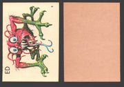 1965 Ugly Stickers Topps Trading Card You Pick Singles #1-44 with Variants 9 Ed - TvMovieCards.com