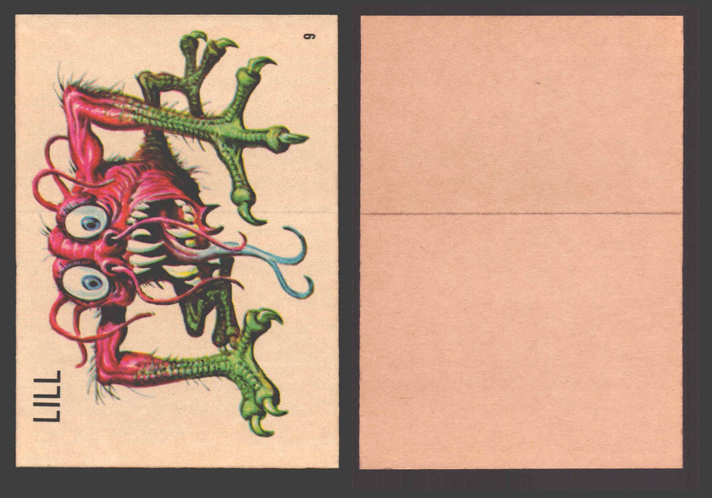 1965 Ugly Stickers Topps Trading Card You Pick Singles #1-44 with Variants 9 Lil - TvMovieCards.com