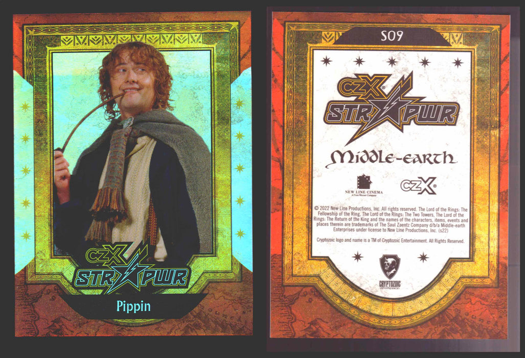 2022 Cryptozoic CZX Middle Earth STR PWR Red S01-S25 Single Cards S09 Pippin - TvMovieCards.com