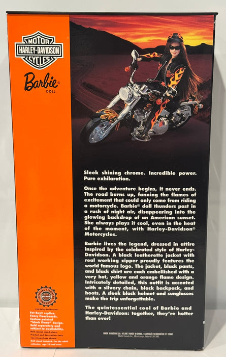 2000 Harley-Davidson Barbie Doll #5 Mattel #29207 NRFB Red Hair Flames Outfit