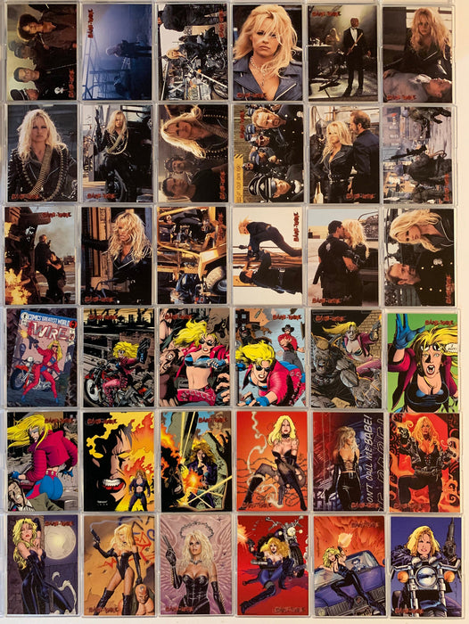 Barb Wire Movie Pamela Anderson Base Card Set 90 Cards Topps 1996   - TvMovieCards.com