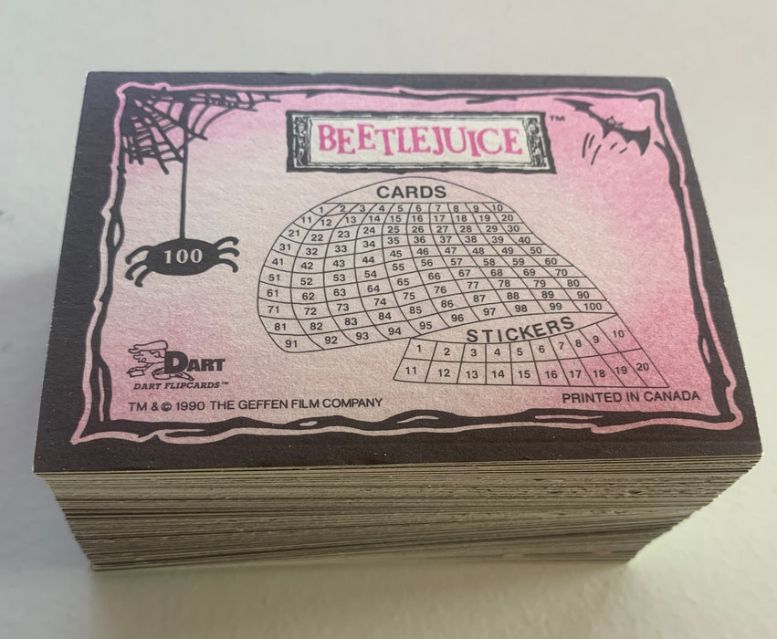 1990 Beetlejuice Animated TV Show Base Card Set (100) Dart Flip cards - TvMovieCards.com