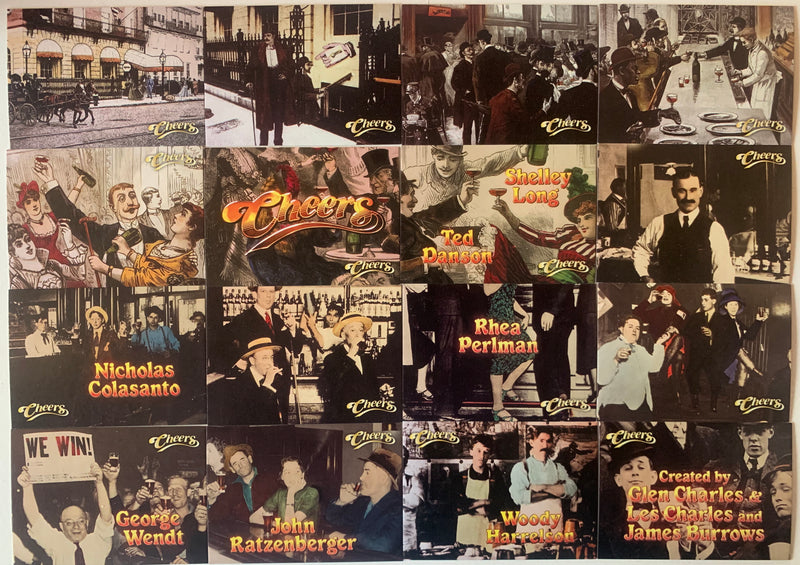 Cheers TV Show Seasons 1-4 Premiere Opening Sequence Chase Card Set OS1-OS16 - TvMovieCards.com