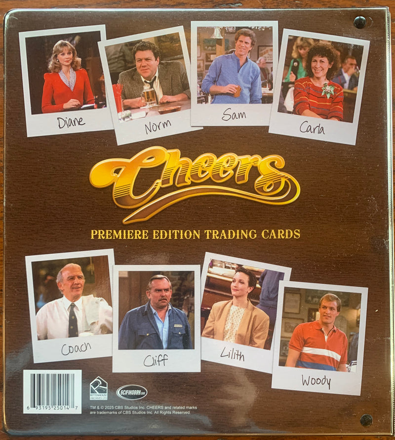 Cheers TV Show Seasons 1-4 Premiere Edition Trading Card Album with P2 Promo - TvMovieCards.com